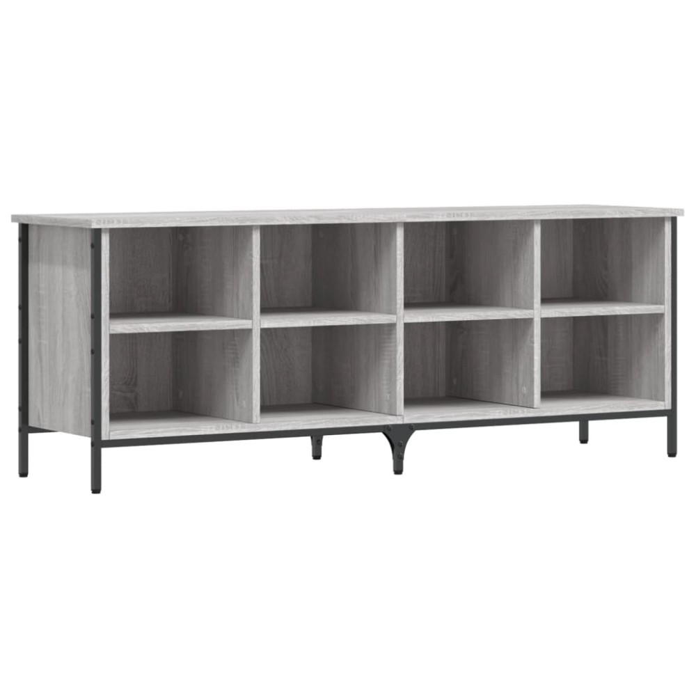 vidaXL Παπουτσοθήκη Γκρι Sonoma 131 x 35 x 50 εκ. από Επεξεργ. Ξύλο
