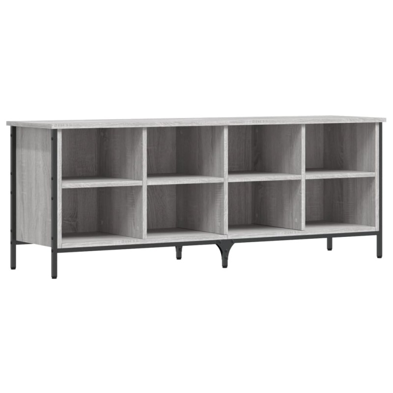 vidaXL Παπουτσοθήκη Γκρι Sonoma 131 x 35 x 50 εκ. από Επεξεργ. Ξύλο