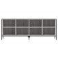 vidaXL Παπουτσοθήκη Γκρι Sonoma 131 x 35 x 50 εκ. από Επεξεργ. Ξύλο