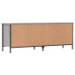 vidaXL Παπουτσοθήκη Γκρι Sonoma 131 x 35 x 50 εκ. από Επεξεργ. Ξύλο