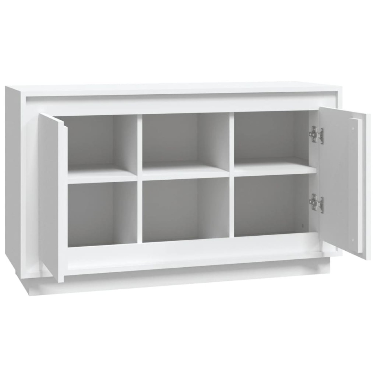 vidaXL Μπουφές Λευκός 102 x 35 x 60 εκ. από Επεξεργασμένο Ξύλο