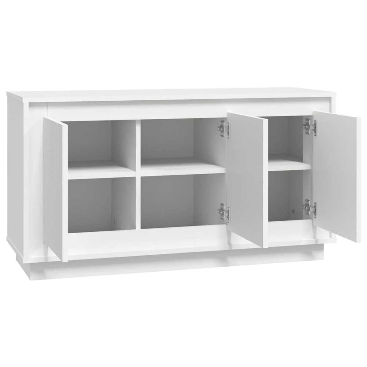 vidaXL Ντουλάπι Λευκό 102 x 35 x 55 εκ. από Επεξεργασμένο Ξύλο
