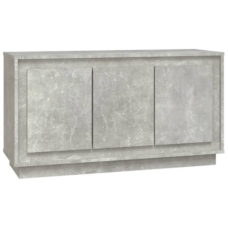 vidaXL Ντουλάπι Γκρι Σκυροδέματος 102x35x55 εκ. Επεξεργασμένο Ξύλο