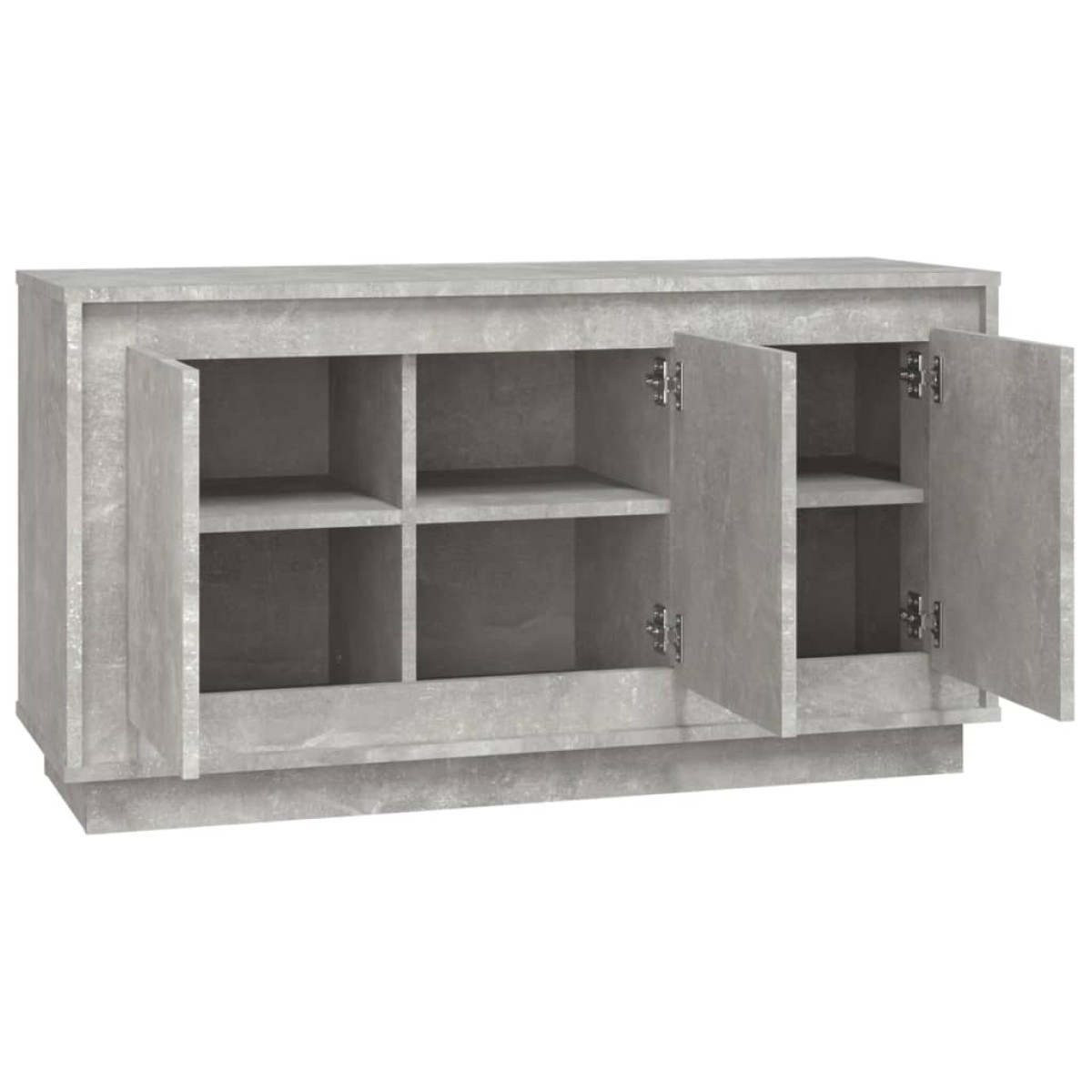 vidaXL Ντουλάπι Γκρι Σκυροδέματος 102x35x55 εκ. Επεξεργασμένο Ξύλο