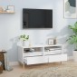 vidaXL Έπιπλο Τηλεόρασης Λευκό 100x34,5x44,5 εκ. Επεξεργασμένο Ξύλο
