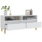 vidaXL Έπιπλο Τηλεόρασης Λευκό 100x34,5x44,5 εκ. Επεξεργασμένο Ξύλο