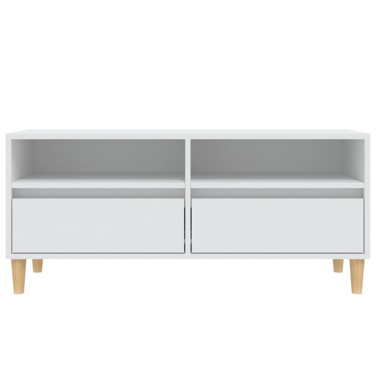 vidaXL Έπιπλο Τηλεόρασης Λευκό 100x34,5x44,5 εκ. Επεξεργασμένο Ξύλο