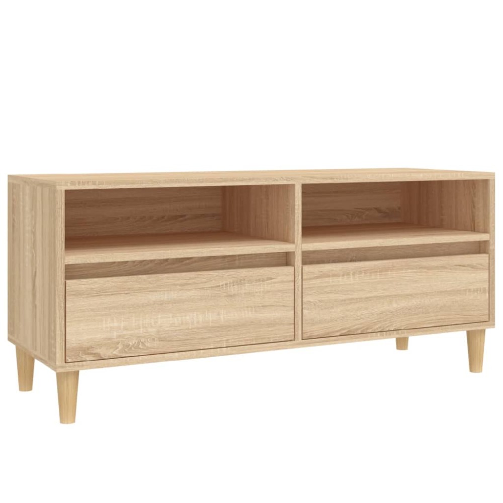 vidaXL Έπιπλο Τηλεόρασης Sonoma Δρυς 100 x 34,5 x 44,5 εκ. Επεξ. Ξύλο