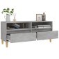 vidaXL Έπιπλο Τηλεόρασης Γκρι Σκυρ. 100 x 34,5 x 44,5 εκ. Επεξ. Ξύλο