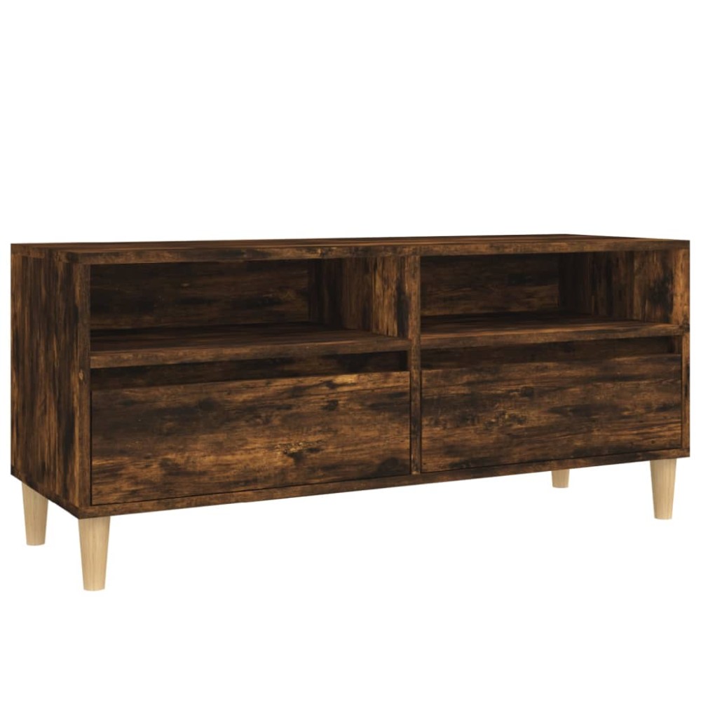 vidaXL Έπιπλο Τηλεόρασης Καπνιστή Δρυς 100x34,5x44,5 εκ. Επεξ. Ξύλο