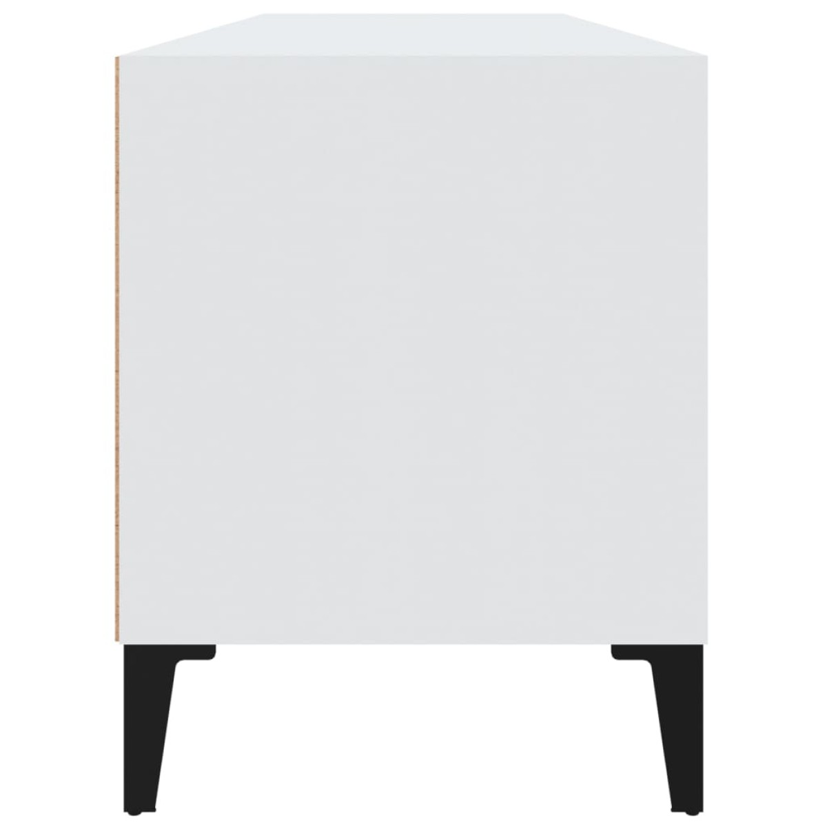 vidaXL Έπιπλο Τηλεόρασης Λευκό 100x34,5x44,5 εκ. Επεξεργασμένο Ξύλο