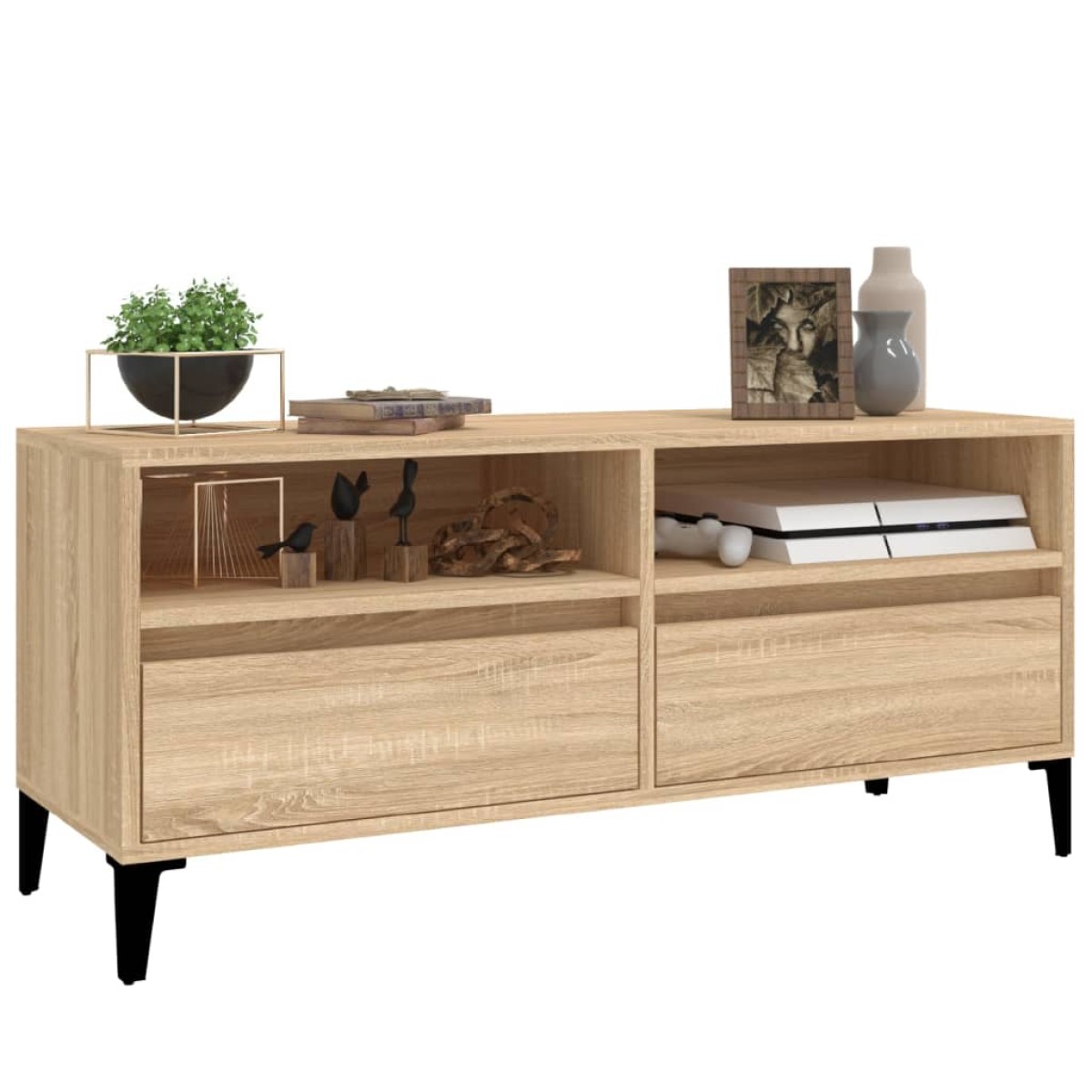 vidaXL Έπιπλο Τηλεόρασης Sonoma Δρυς 100 x 34,5 x 44,5 εκ. Επεξ. Ξύλο