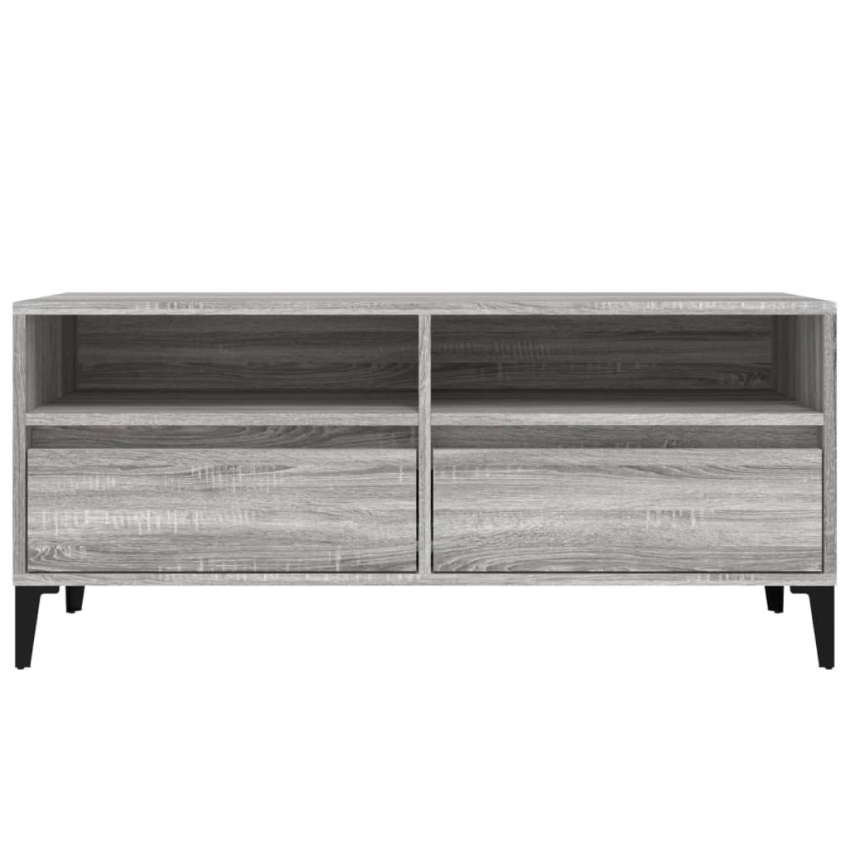 vidaXL Έπιπλο Τηλεόρασης Γκρι Sonoma 100x34,5x44,5εκ. Επεξεργ. Ξύλο