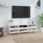 vidaXL Έπιπλο Τηλεόρασης Λευκό 150x30x44,5 εκ. Επεξεργασμένο Ξύλο