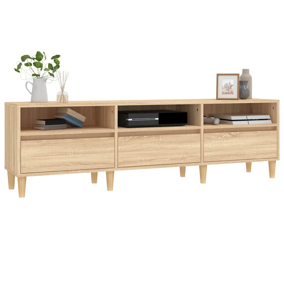 vidaXL Έπιπλο Τηλεόρασης Sonoma Δρυς 150x30x44,5 εκ. Επεξ. Ξύλο