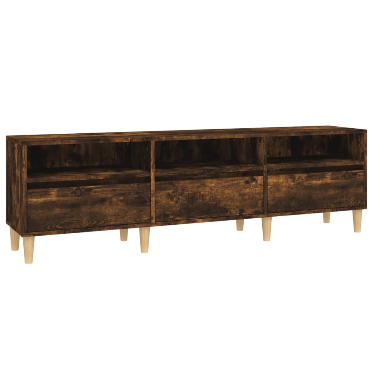 vidaXL Έπιπλο Τηλεόρασης Καπνιστή Δρυς 150x30x44,5 εκ. Επεξ. Ξύλο