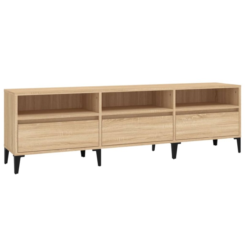 vidaXL Έπιπλο Τηλεόρασης Sonoma Δρυς 150x30x44,5 εκ. Επεξ. Ξύλο