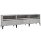 vidaXL Έπιπλο Τηλεόρασης Γκρι Σκυρ. 150x30x44,5 εκ. Επεξ. Ξύλο