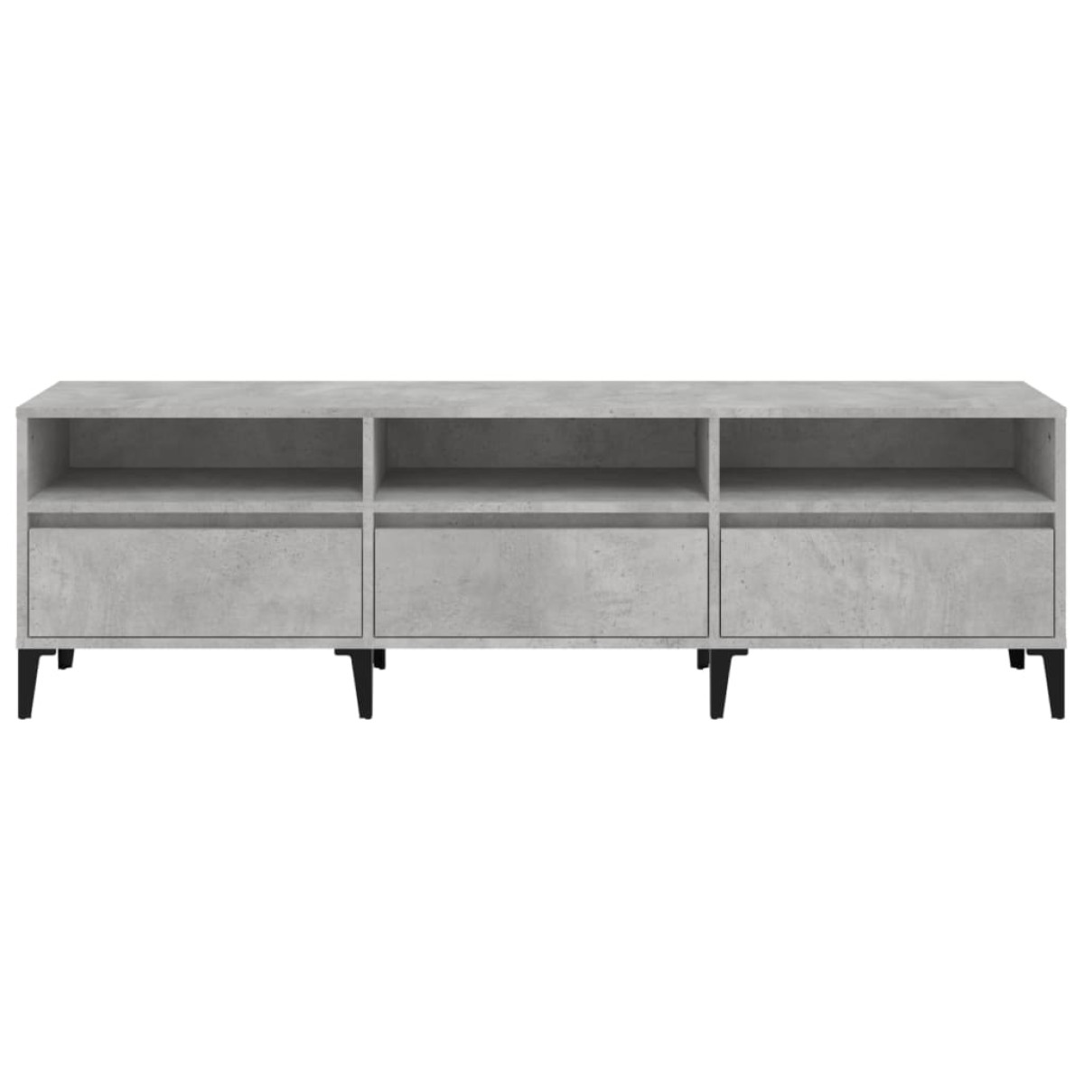 vidaXL Έπιπλο Τηλεόρασης Γκρι Σκυρ. 150x30x44,5 εκ. Επεξ. Ξύλο