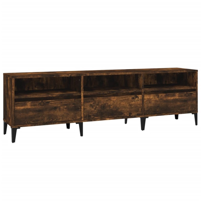 vidaXL Έπιπλο Τηλεόρασης Καπνιστή Δρυς 150x30x44,5 εκ. Επεξ. Ξύλο