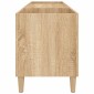 vidaXL Δισκοθήκη Sonoma Δρυς 121 x 38 x 48 εκ. από Επεξεργασμένο Ξύλο