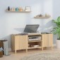 vidaXL Δισκοθήκη Sonoma Δρυς 121 x 38 x 48 εκ. από Επεξεργασμένο Ξύλο