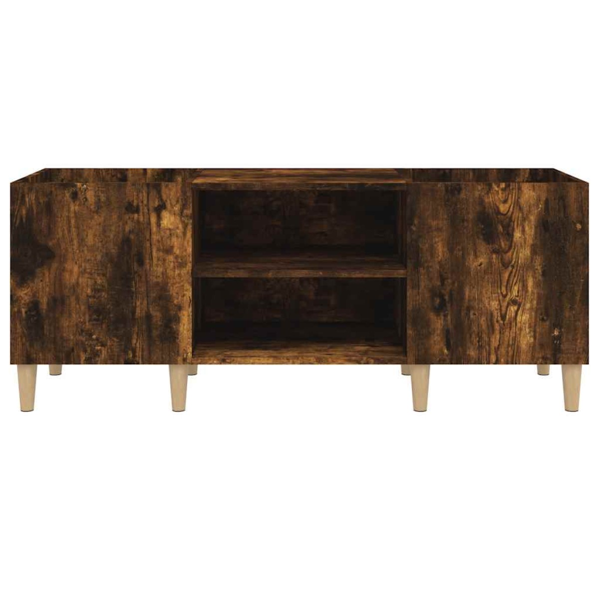 vidaXL Δισκοθήκη Καπνιστή Δρυς 121x38x48 εκ. από Επεξεργασμένο Ξύλο