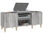 vidaXL Δισκοθήκη Γκρι Sonoma 121 x 38 x 48 εκ. από Επεξεργασμένο Ξύλο
