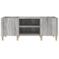 vidaXL Δισκοθήκη Γκρι Sonoma 121 x 38 x 48 εκ. από Επεξεργασμένο Ξύλο