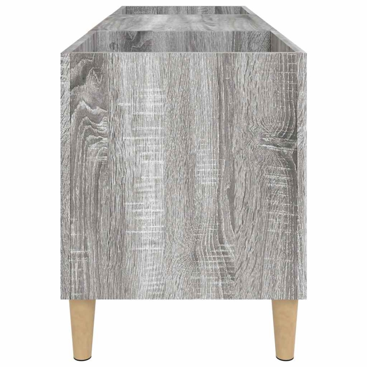 vidaXL Δισκοθήκη Γκρι Sonoma 121 x 38 x 48 εκ. από Επεξεργασμένο Ξύλο