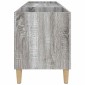 vidaXL Δισκοθήκη Γκρι Sonoma 121 x 38 x 48 εκ. από Επεξεργασμένο Ξύλο