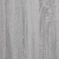 vidaXL Δισκοθήκη Γκρι Sonoma 121 x 38 x 48 εκ. από Επεξεργασμένο Ξύλο