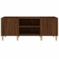 vidaXL Δισκοθήκη Καφέ Δρυς 121 x 38 x 48 εκ. από Επεξεργασμένο Ξύλο