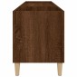 vidaXL Δισκοθήκη Καφέ Δρυς 121 x 38 x 48 εκ. από Επεξεργασμένο Ξύλο