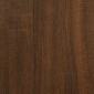 vidaXL Δισκοθήκη Καφέ Δρυς 121 x 38 x 48 εκ. από Επεξεργασμένο Ξύλο