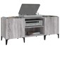 vidaXL Δισκοθήκη Γκρι Sonoma 121 x 38 x 48 εκ. από Επεξεργασμένο Ξύλο