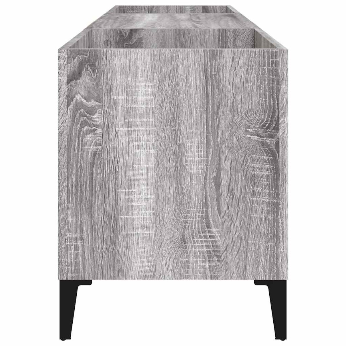 vidaXL Δισκοθήκη Γκρι Sonoma 121 x 38 x 48 εκ. από Επεξεργασμένο Ξύλο