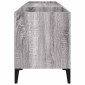 vidaXL Δισκοθήκη Γκρι Sonoma 121 x 38 x 48 εκ. από Επεξεργασμένο Ξύλο