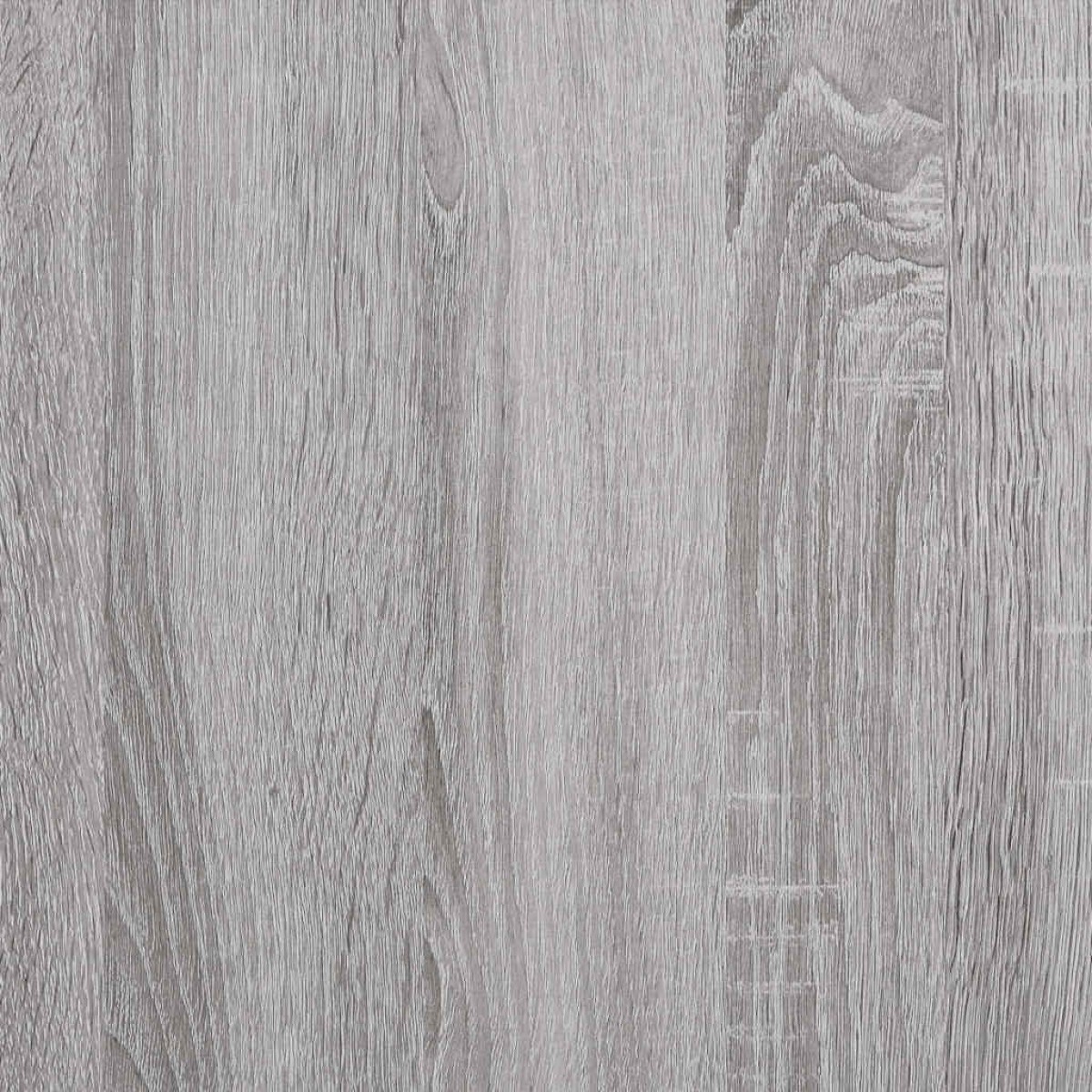 vidaXL Δισκοθήκη Γκρι Sonoma 121 x 38 x 48 εκ. από Επεξεργασμένο Ξύλο
