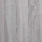 vidaXL Δισκοθήκη Γκρι Sonoma 121 x 38 x 48 εκ. από Επεξεργασμένο Ξύλο