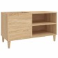 vidaXL Δισκοθήκη Sonoma Δρυς 84,5 x 38 x 48 εκ. από Επεξεργασμένο Ξύλο