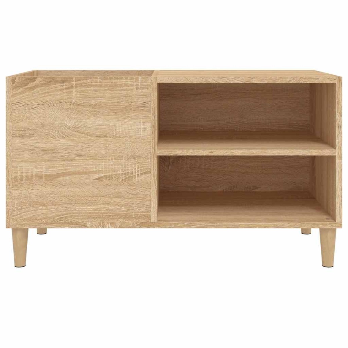 vidaXL Δισκοθήκη Sonoma Δρυς 84,5 x 38 x 48 εκ. από Επεξεργασμένο Ξύλο