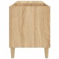 vidaXL Δισκοθήκη Sonoma Δρυς 84,5 x 38 x 48 εκ. από Επεξεργασμένο Ξύλο