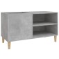 vidaXL Δισκοθήκη Γκρι Σκυροδέματος 84,5x38x48 εκ. Επεξεργασμένο Ξύλο