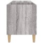 vidaXL Δισκοθήκη Γκρι Sonoma 84,5 x 38 x 48 εκ. από Επεξεργασμένο Ξύλο