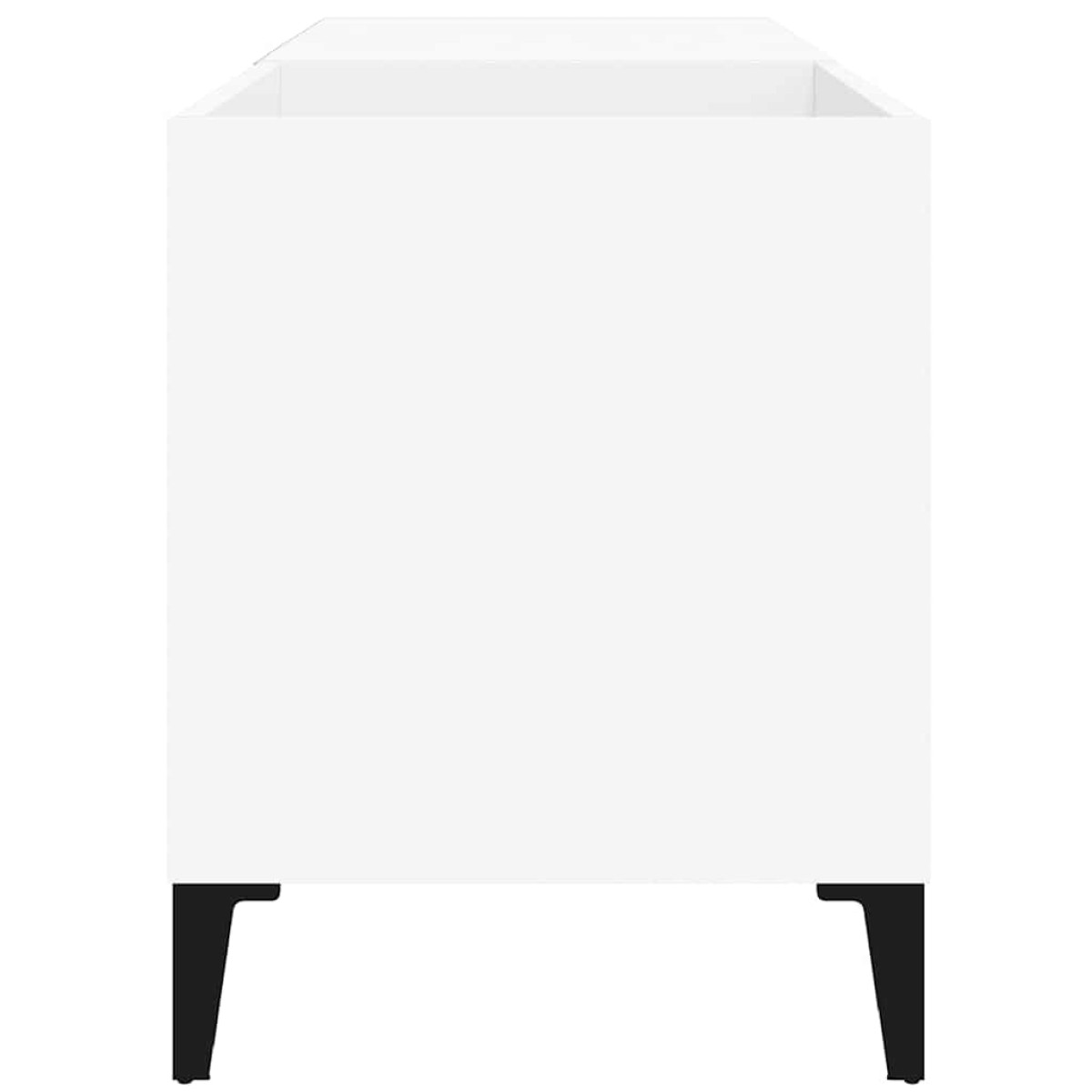 vidaXL Δισκοθήκη Λευκή 84,5 x 38 x 48 εκ. από Επεξεργασμένο Ξύλο