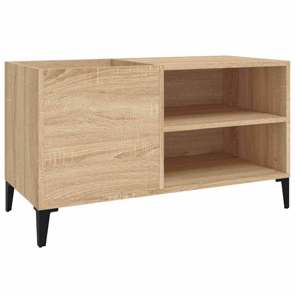 vidaXL Δισκοθήκη Sonoma Δρυς 84,5 x 38 x 48 εκ. από Επεξεργασμένο Ξύλο