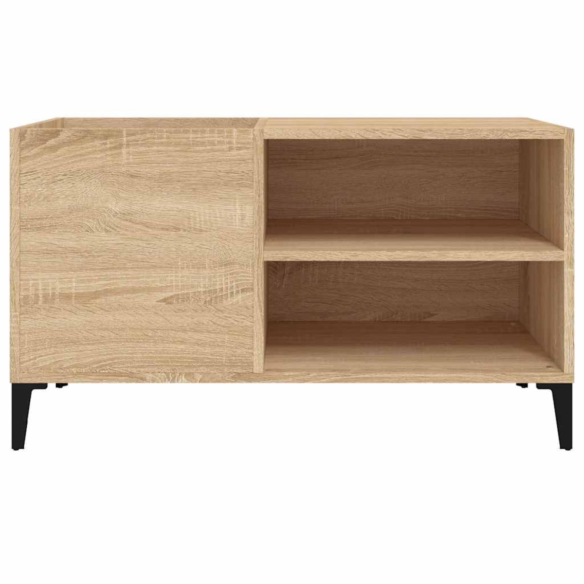 vidaXL Δισκοθήκη Sonoma Δρυς 84,5 x 38 x 48 εκ. από Επεξεργασμένο Ξύλο