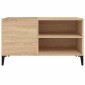 vidaXL Δισκοθήκη Sonoma Δρυς 84,5 x 38 x 48 εκ. από Επεξεργασμένο Ξύλο