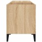 vidaXL Δισκοθήκη Sonoma Δρυς 84,5 x 38 x 48 εκ. από Επεξεργασμένο Ξύλο